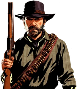 اینجا arthur morgan نمایش داده میشود